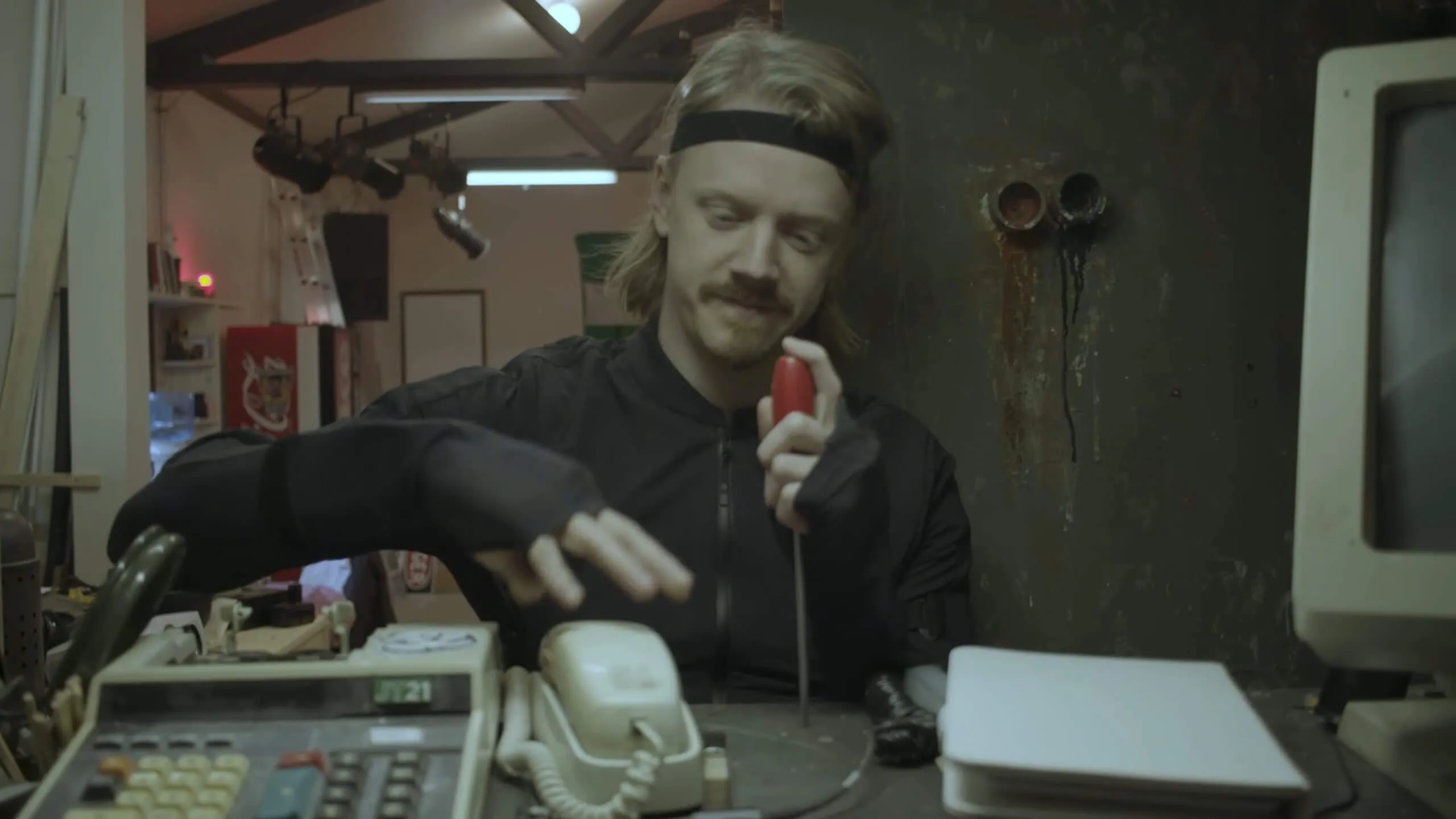 Ian Hubert in his studio
